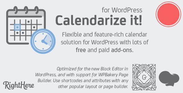 دانلود افزونه Calendarize it برای وردپرس