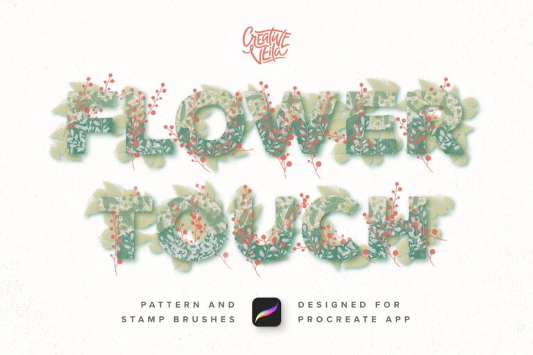دانلود مجموعه براش پروکریت Flower Touch