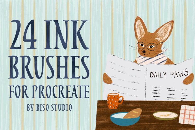 دانلود قلم موی جوهر پروکریت Ink Brushes