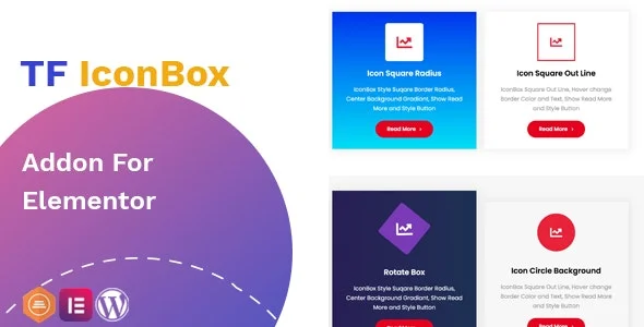 دانلود افزونه TF IconBox Addon برای المنتور