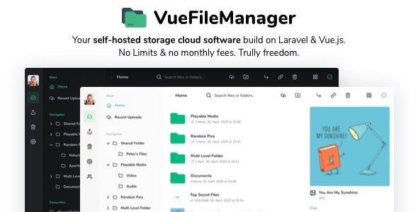 دانلود اسکریپت Vue File Manager