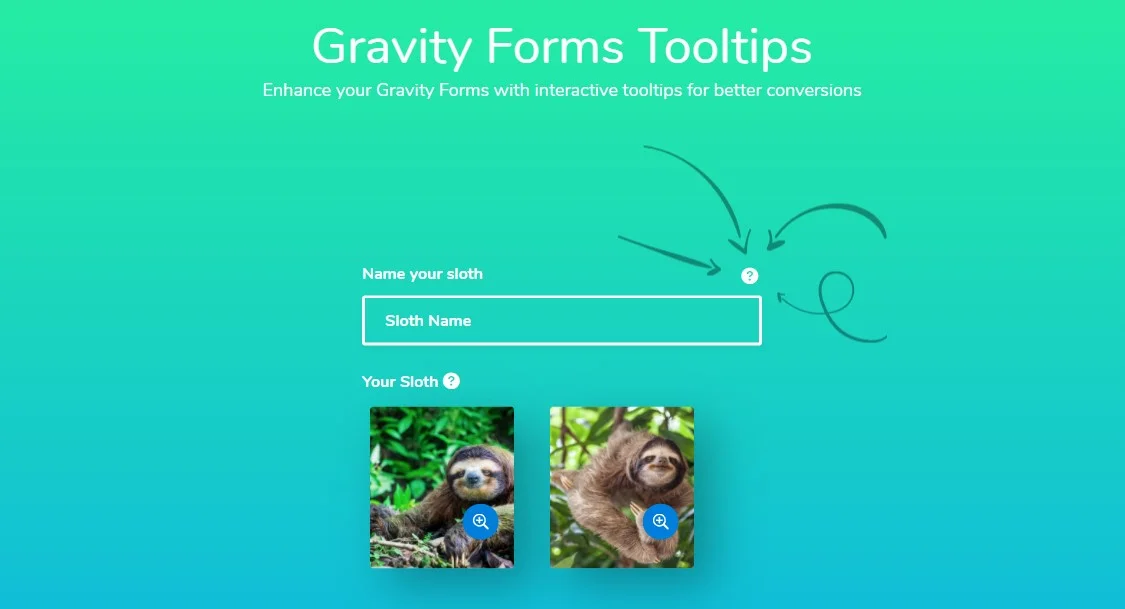 دانلود افزونه Gravity Forms Tooltips