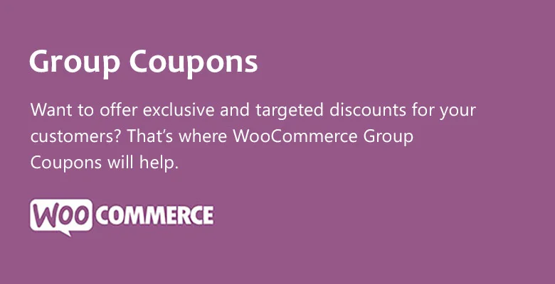 دانلود افزونه WooCommerce Group Coupons