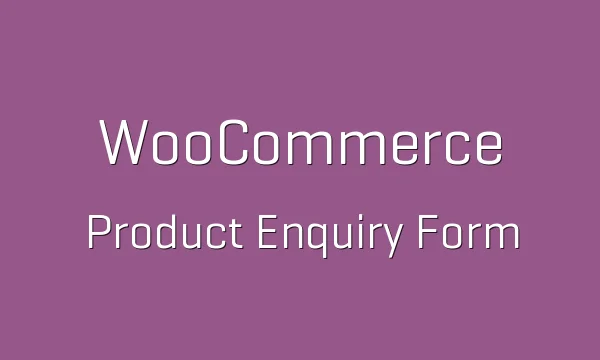 دانلود افزونه WooCommerce Product Enquiry Form