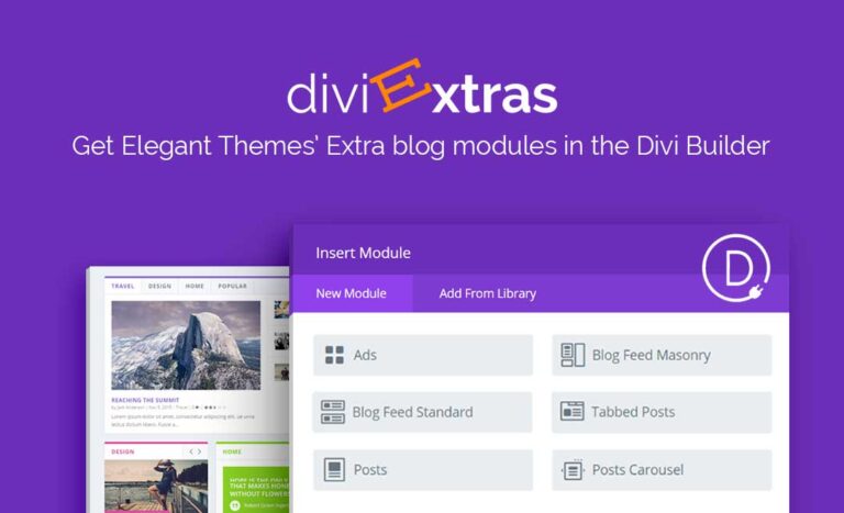 دانلود افزونه Divi Extras برای وردپرس
