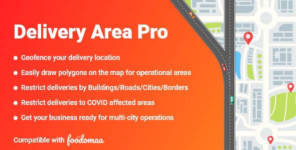 دانلود ماژول Delivery Area Pro برای اسکریپت Foodomaa
