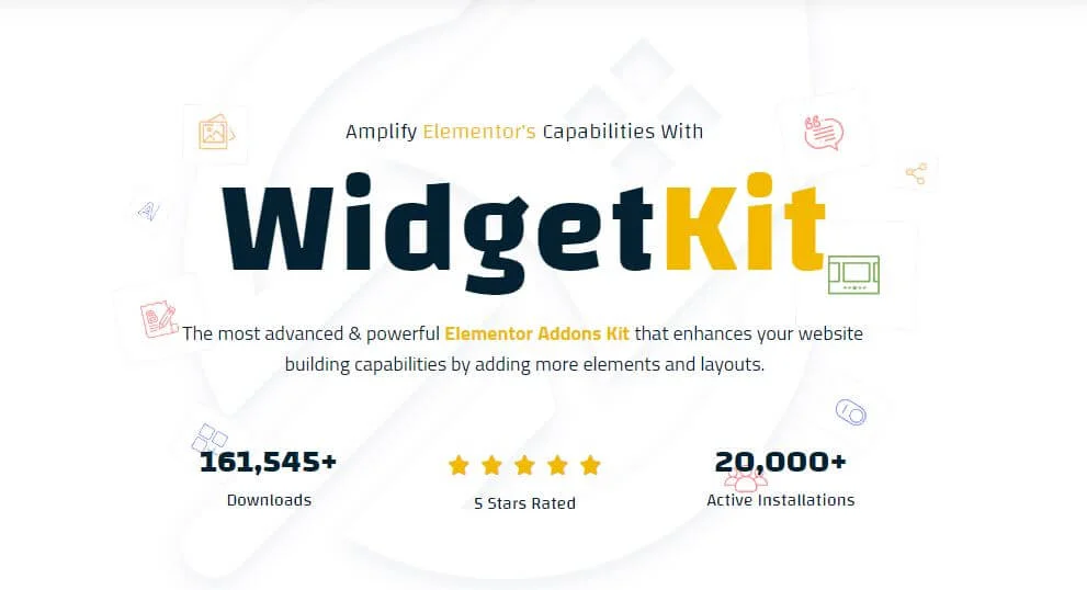 دانلود افزونه WidgetKit برای المنتور