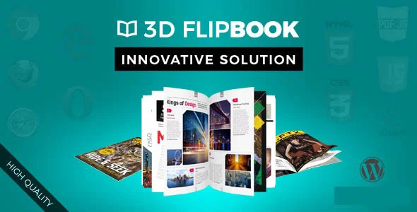 دانلود افزونه 3D FlipBook برای وردپرس