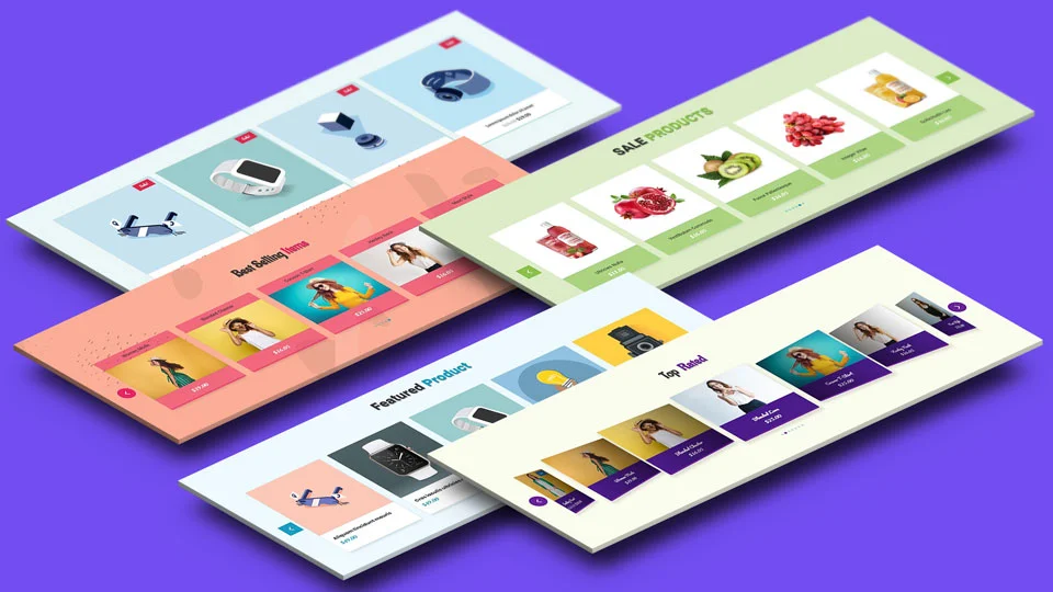 دانلود افزونه Divi Product Carousel