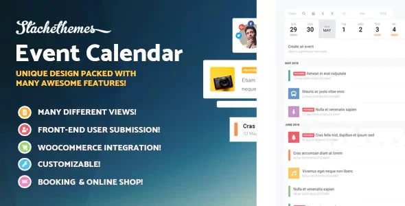 دانلود افزونه Stachethemes Event Calendar برای وردپرس