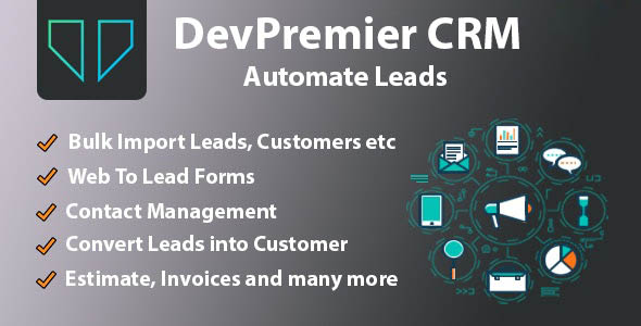 دانلود اسکریپت DevPremier CRM