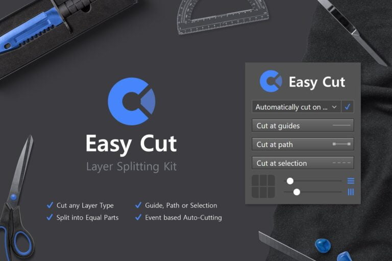 دانلود کیت جداسازی لایه Easy Cut برای فتوشاپ