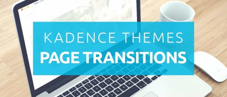 دانلود افزونه Kadence Page Transitions