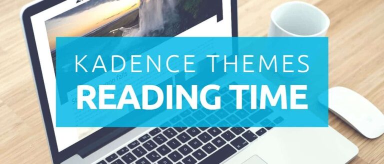 دانلود افزونه Kadence Reading Time