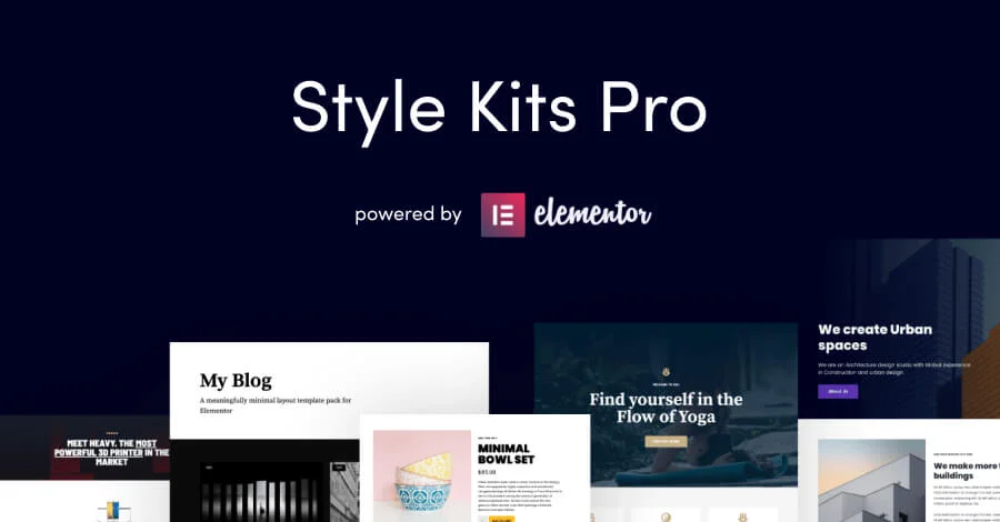 دانلود Style Kits Pro برای المنتور