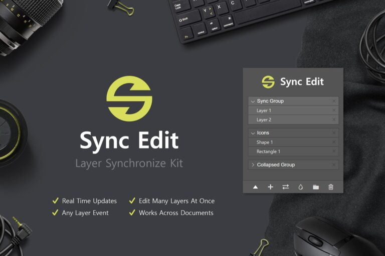 دانلود کیت همگام سازی لایه ها در فتوشاپ Sync Edit