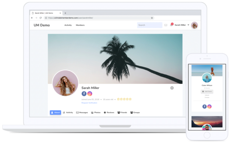 دانلود Ultimate Member Theme برای وردپرس