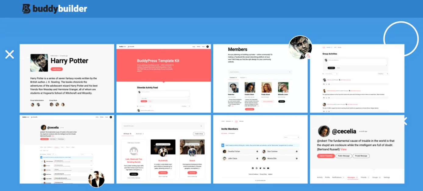 دانلود افزونه BuddyBuilder Pro برای وردپرس
