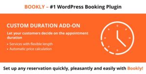 دانلود ادآن Bookly Custom Duration