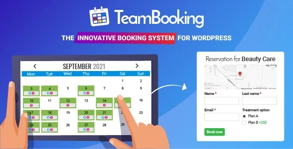 دانلود افزونه Team Booking برای وردپرس
