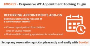 دانلود ادآن Bookly Recurring Appointments