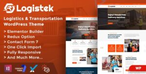 دانلود قالب Logistek برای وردپرس