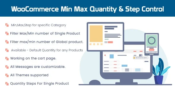 دانلود افزونه WooCommerce Min Max Quantity & Step Control