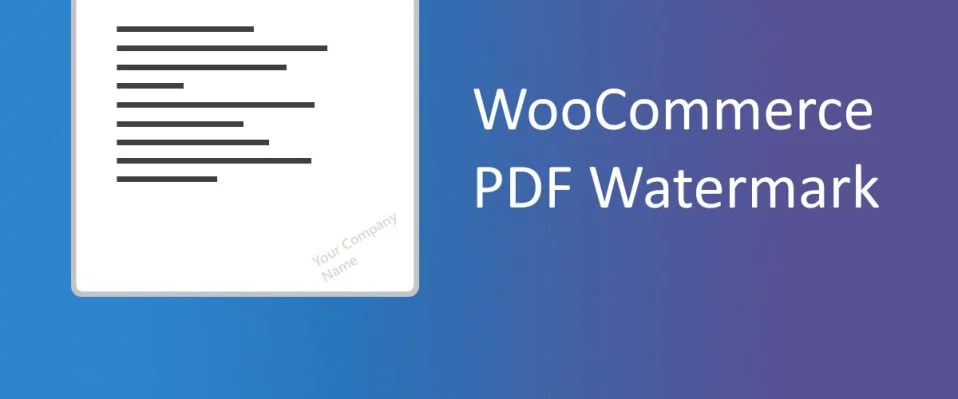 دانلود افزونه WooCommerce PDF Watermark