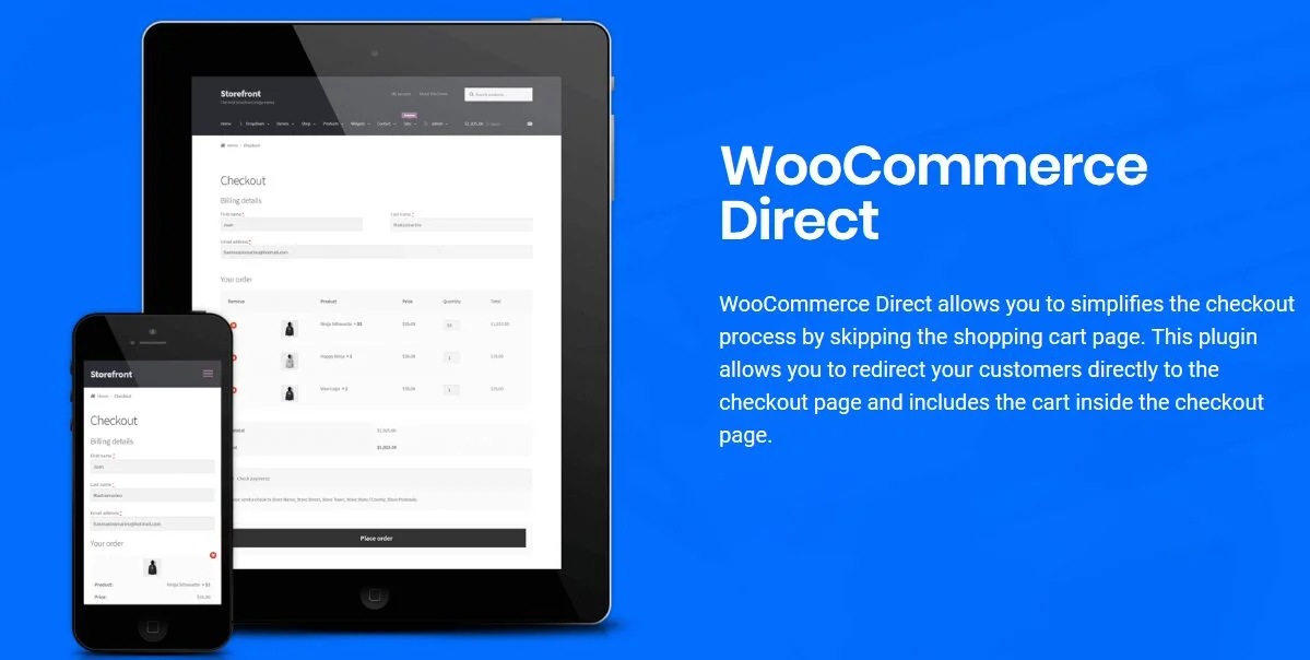 دانلود افزونه Direct Checkout برای ووکامرس