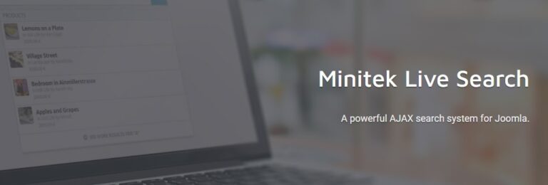 دانلود افزونه Minitek Live Search برای جوملا