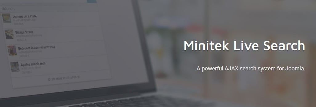 دانلود افزونه Minitek Live Search برای جوملا