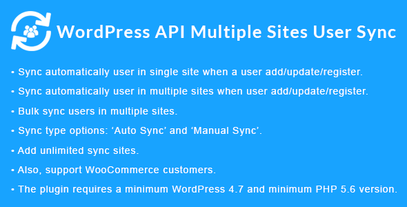 دانلود افزونه WordPress API Multiple Sites User Sync