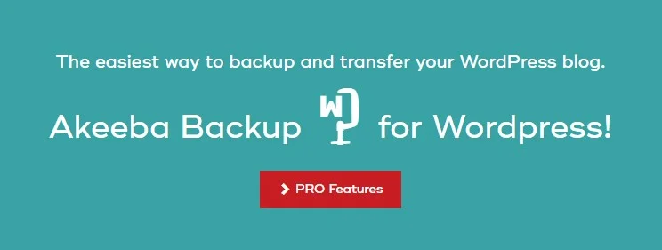 دانلود افزونه Akeeba Backup Pro برای وردپرس