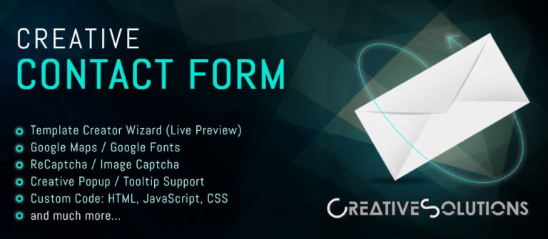 دانلود افزونه Creative Contact Form برای جوملا