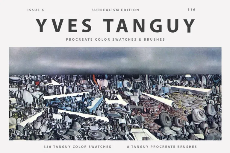 دانلود مجموعه براش هنری Yves Tanguy برای پروکریت