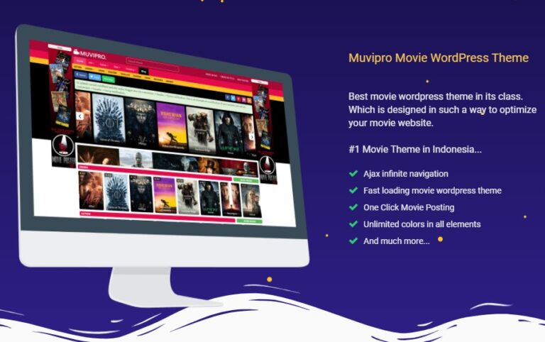 دانلود قالب فیلم و سریال Muvipro برای وردپرس