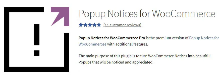 دانلود افزونه WpFactory Popup Notices for WooCommerce