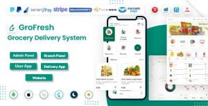 دانلود سورس اپلیکیشن فلاتر فروشگاهی GroFresh
