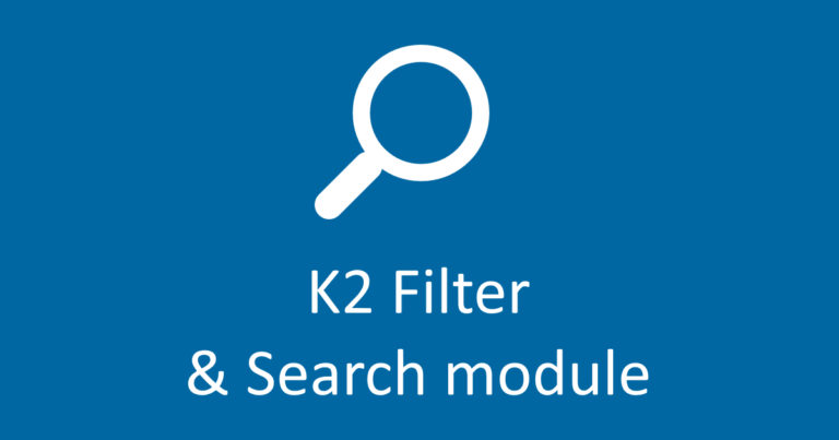 دانلود ماژول K2 Filter and Search برای جوملا