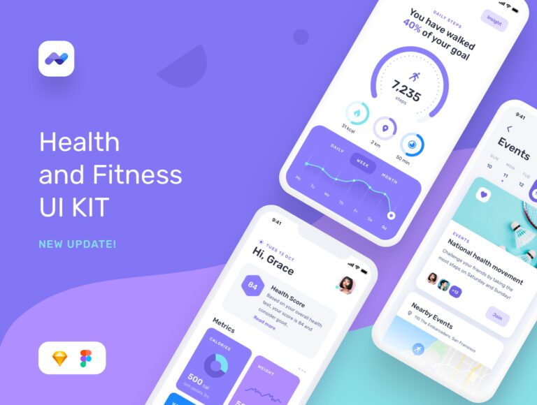 دانلود کیت رابط کاربری اپلیکیشن سلامت Momotaro
