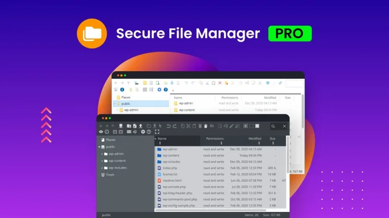 دانلود افزونه Secure File Manager Pro برای وردپرس