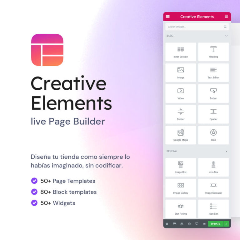 دانلود ماژول صفحه ساز Creative Elements برای پرستاشاپ