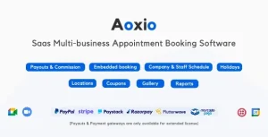 دانلود اسکریپت رزرو وقت و نوبت دهی Aoxio