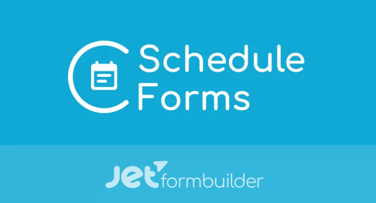 دانلود ادآن Schedule Forms برای JetFormBuilder