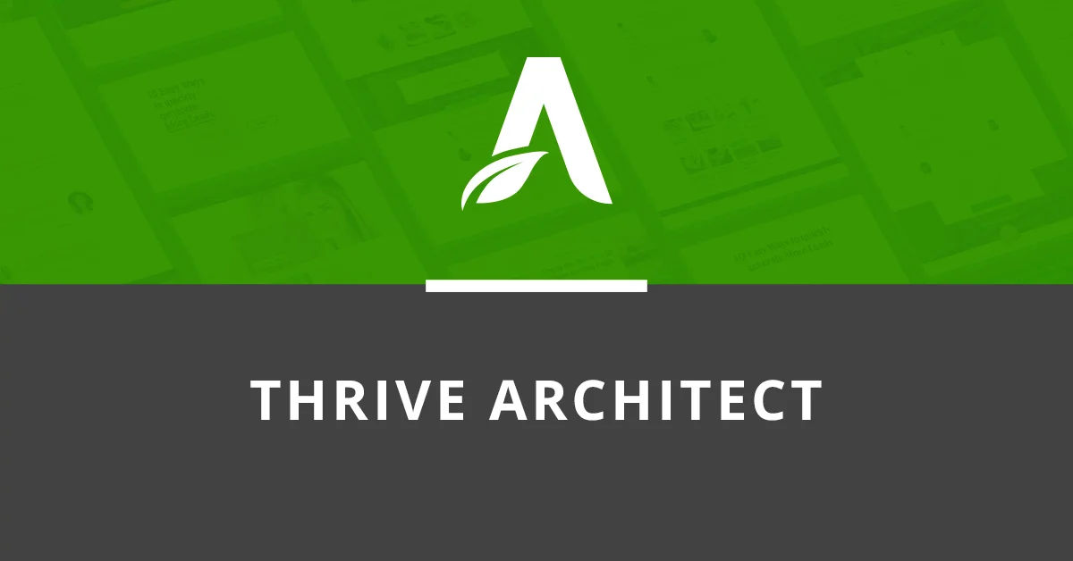 دانلود افزونه Thrive Architect برای وردپرس