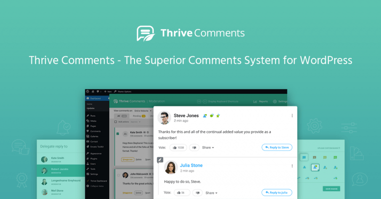 دانلود افزونه Thrive Comments برای وردپرس