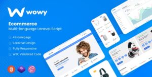 دانلود اسکریپت فروشگاهی لاراول Wowy