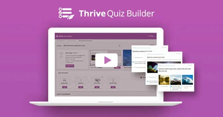 دانلود افزونه Thrive Quiz Builder برای وردپرس