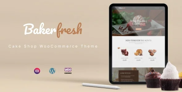 دانلود قالب قنادی و شیرینی فروشی Bakerfresh برای وردپرس