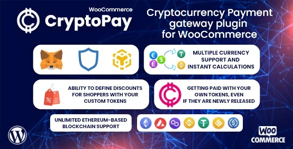 دانلود افزونه CryptoPay WooCommerce برای وردپرس